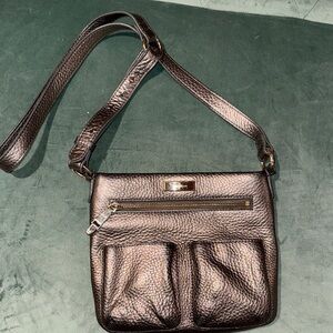 Cole Haan Shimmering Bronze Crossbody Bag